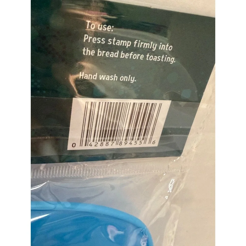 The Smurfs Toast Stamp Blue Bread Imprinter Best Brands New 0525A